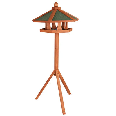 Trixie Vogelfutterhaus mit Ständer – wetterfest, braun