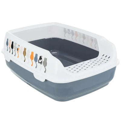 Trixie Katzentoilette Delio mit Motiv – praktische Katzentoilette
