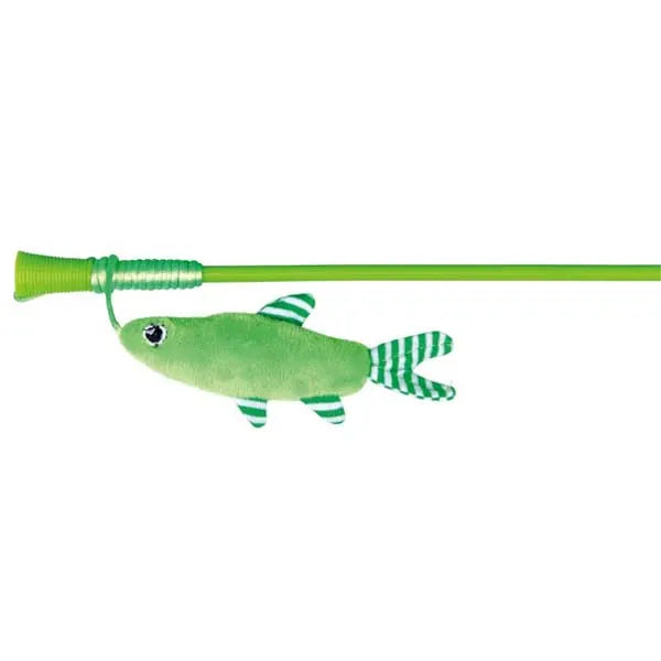Trixie Spielangel mit Fisch – interaktives Spielzeug