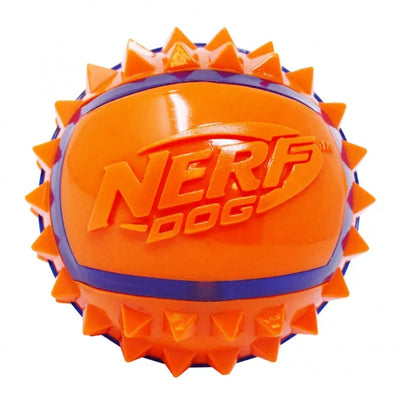 NERF Dog LED Spike Ball - Leuchtender Ball für nächtliches Spielen