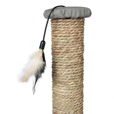 Karlie Kratzsäule Rofra – aus Seegras, mit Federball