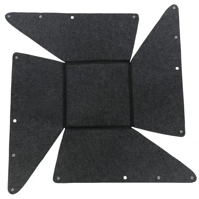 Trixie Katzenbett Harvey aus Filz und Plüsch - ø 33 x 27 cm – herausnehmbarer Bezug