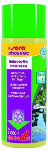 Sera pond phosvec 500ml – Algenhemmer für Teichwasser