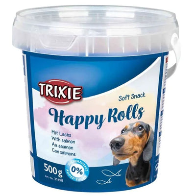 Trixie Soft Snack Happy Rolls 500g Eimer – Zuckerfrei