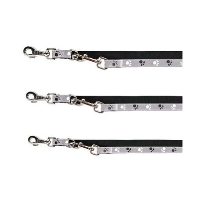 Trixie Verlängerungsleine 2m – reflektierend mit Pfotenmotiv