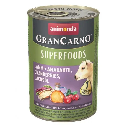 Animonda GranCarno Adult Superfood Lamm & Amaranth - Hundefutter