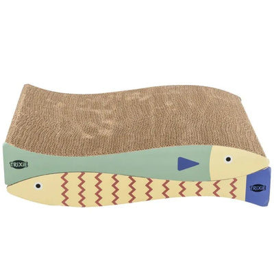 Trixie Kratzpappen Fische - 2-teilig mit Katzenminze