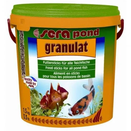 Sera pond granulat - Futtersticks für Teichfische, 500 g