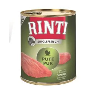 Rinti Singlefleisch Pute Pur für Hunde – getreidefrei und hoch bekömmlich