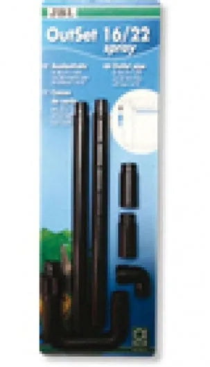 JBL OutSet spray 16/22 CP e1500/1 + – Wasserrücklauf-Set für Außenfilter