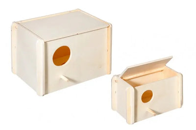 Karlie Nistkasten aus Naturholz – Für Vogelkäfige