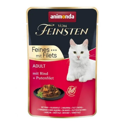 Animonda vom Feinsten Cat Adult Rind & Putenfilet - 18x85g