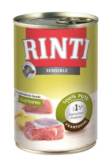 Rinti Sensible Pute & Kartoffel - 12x400g – für empfindliche Hunde