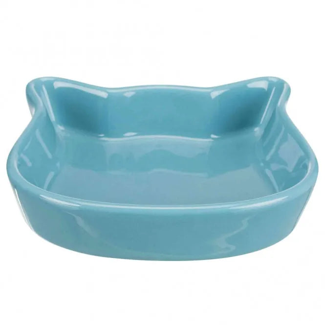 Trixie Keramiknapf Katzenkopf – ausgefallenes Design, 0,25 l
