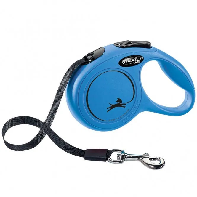 FLEXI Rollleine New CLASSIC Gurt – mit Kurzhub-Bremssystem
