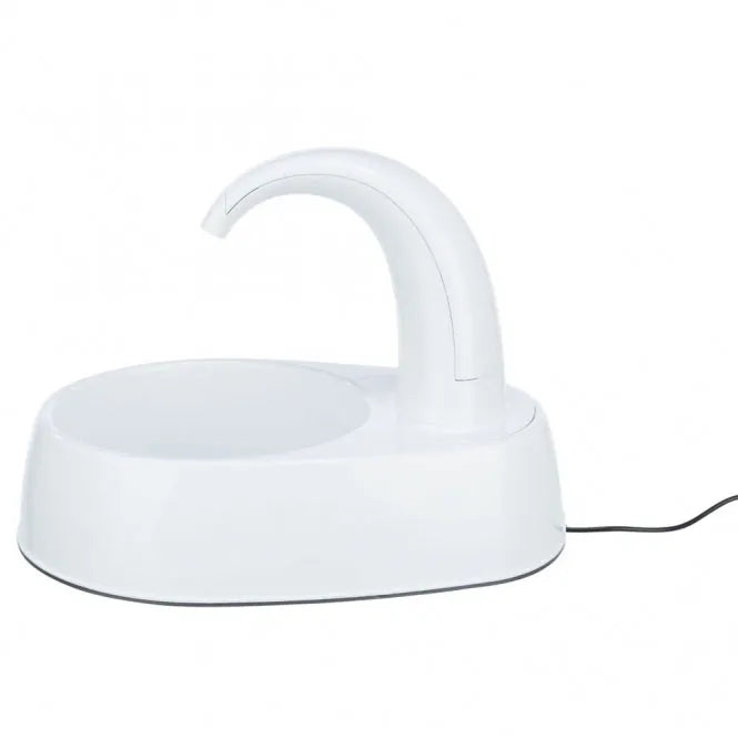 Trixie Trinkbrunnen Curved Stream für frisches Wasser – bessere Wasserqualität