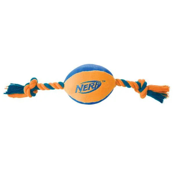 NERF DOG Ultraplush Trackshot Tuff Tug - Nylonfootball mit Quietsch