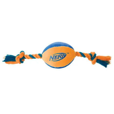 NERF DOG Ultraplush Trackshot Tuff Tug - Nylonfootball mit Quietsch