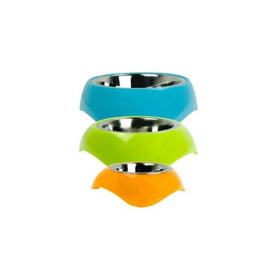 Pawise Edelstahlnapf mit Kunststoffhalter - rutschfest & leicht zu reinigen