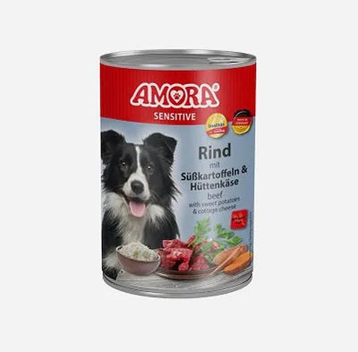 AMORA Dog Sensitive Rind & Süßkartoffel – gut verträglich