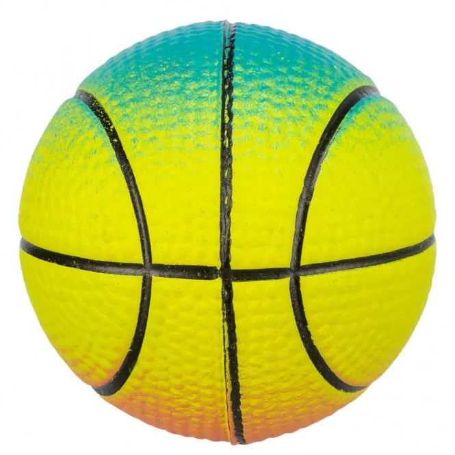 Trixie Neonball aus Moosgummi – geräuschlos und schwimmfähig
