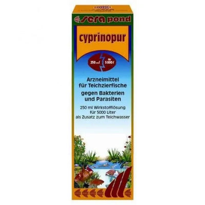 Sera Cyprinopur 250ml – Teichpflegemittel gegen Karpfenläuse