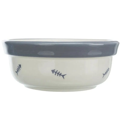 Trixie Keramiknapf mit Fischgrätenmotiv – 0,3 l