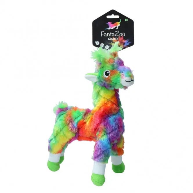FantaZoo Giraffe – langlebiges Kuscheltier für Hunde aus recyceltem Material