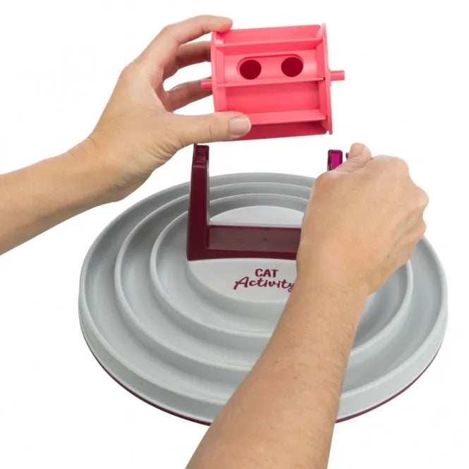 Trixie Cat Activity Roller Bowl – Brettspiel mit Drehelement