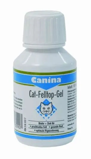 Canina Pharma Cat-Felltop-Gel 100 ml – Haut- und Fellpflege