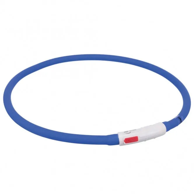 Trixie Flash Leuchtring USB – spritzwassergeschützt, wiederaufladbar