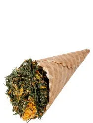 JR Farm Kräuter-Waffeltüte 60g - knuspriger Snack für Nager