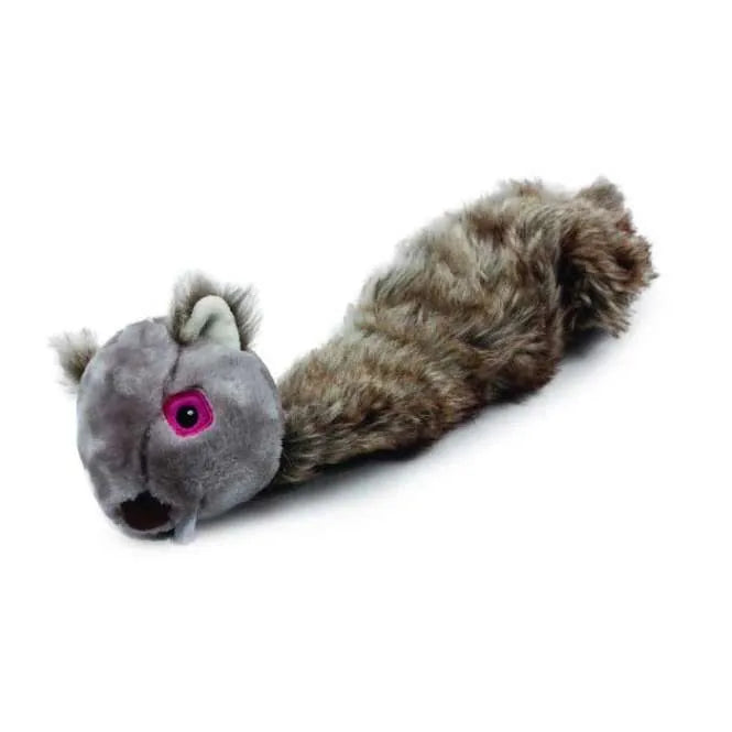 All for Paws Stretchy Tail Squirrel – Hundespielzeug für Zieh- und Apportierspiele