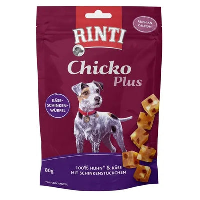 Rinti Chicko Plus Käse-Schinken - 12x80g