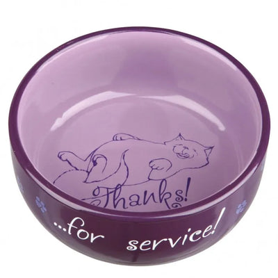 Trixie Keramiknapf Thanks for service! – 0,3 l