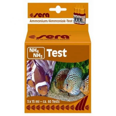 Sera NH4/NH3 Test 15 ml – Einfacher Ammonium/Ammoniak-Test für Aquarien