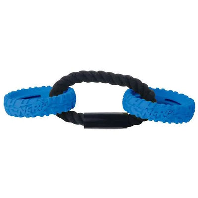 NERF DOG Trax Tire Wheel Tug - Doppelzugring für Zerrspiele