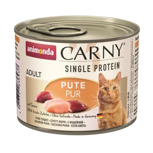 Animonda Cat Dose Carny Adult Single Protein Pute - 6x200g