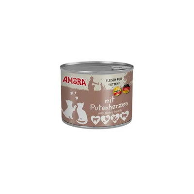 Amora Cat Dose Katzenkinder mit Putenherzen - 6x200g