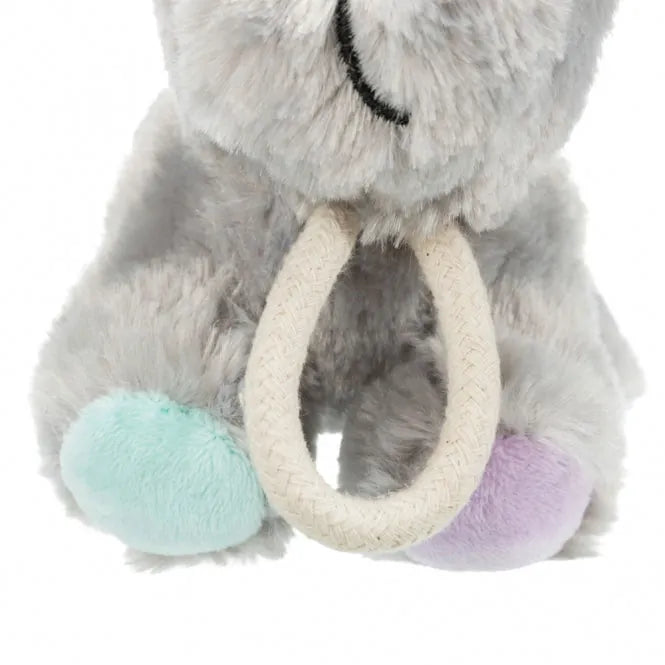 Trixie Junior Plüschhund mit Tau - 24 cm – mit Stimme