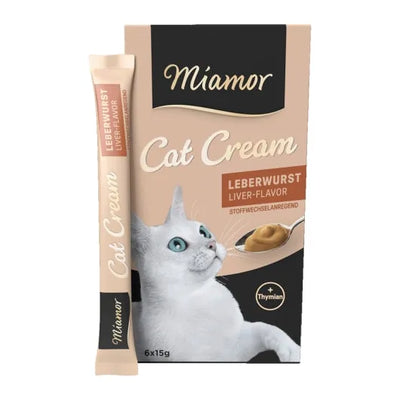 Miamor Cat Confect Leberwurst-Cream - 6x15g