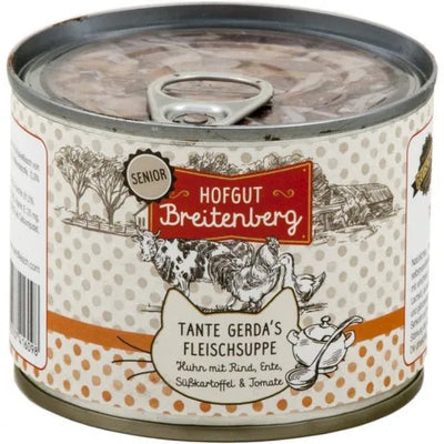 Hofgut Breitenberg Cat Senior Tante Gerdas Fleischsuppe - 12x180g