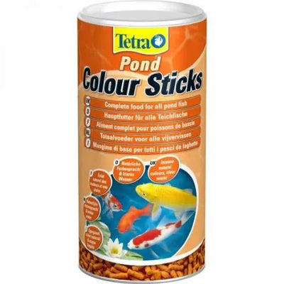 Tetra Pond Colour Sticks – Futtersticks für Gartenteichfische (1 l)