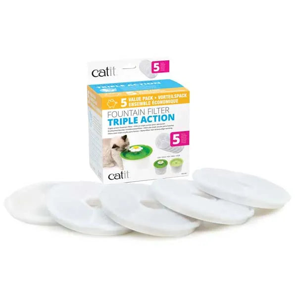 CATIT 2.0 Dreifachwirkender Trinkbrunnenfilter – für gesunde Katzen