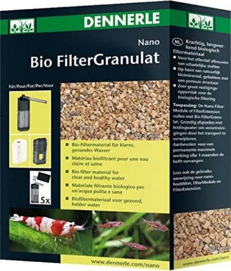 Dennerle Nano BioFilterGranulat, 300ml – Biologisches Filtermaterial für Aquarien