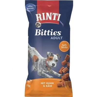 Rinti Extra Bitties Huhn & Käse 16x75g – für Hunde