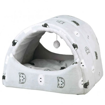 Trixie Kuschelhöhle Mimi - 42 x 35 x 35 cm – mit Spielzeug am Band