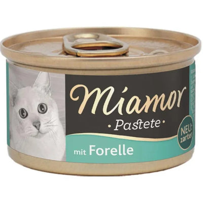 Miamor Pastete Forelle - 12x85g – zarte Fleischpastete