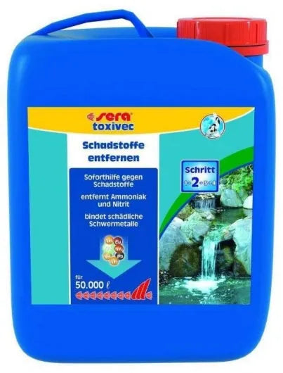 Sera Pond Toxivec – entfernt Ammonium und Nitrit aus Teichwasser