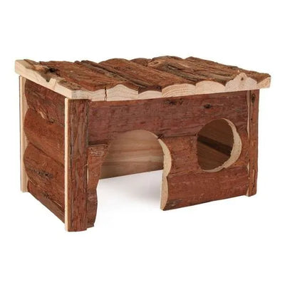 Trixie Blockhaus Jerrik für Kaninchen & Meerschweinchen – mit Fenster